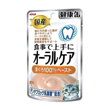 Aixia Wet Pouch Kenko Oral Care Tuna Paste 40g Aixia Wet Pouch Kenko Oral Care Tuna Paste 40g